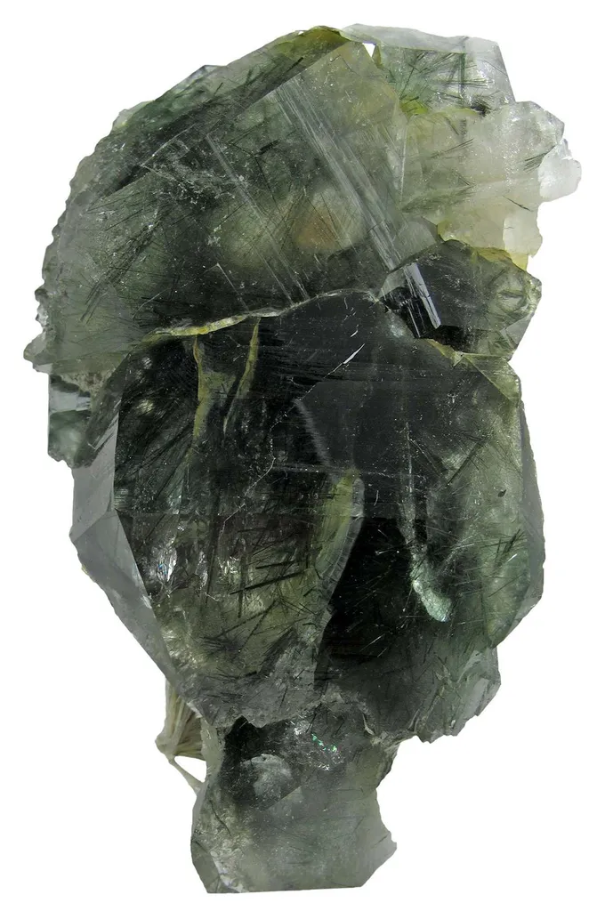 Quartz With Actinolite and Scolecite - image 3