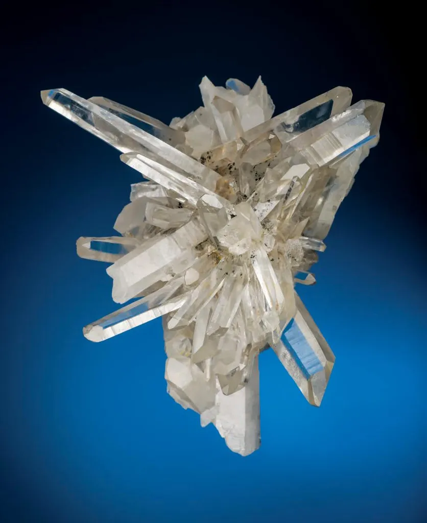 Quartz with Actinolite image
