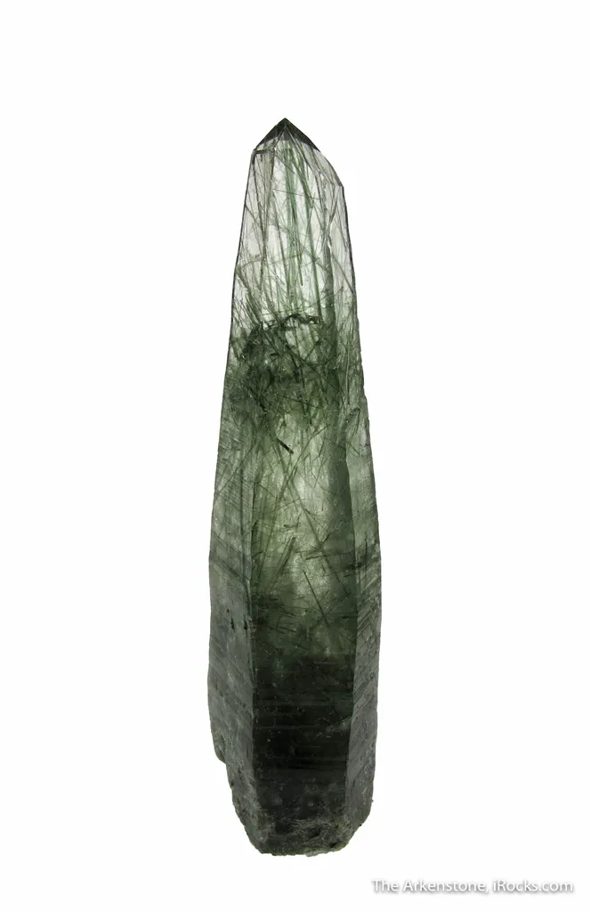 Quartz with Actinolite inclusions - image 4