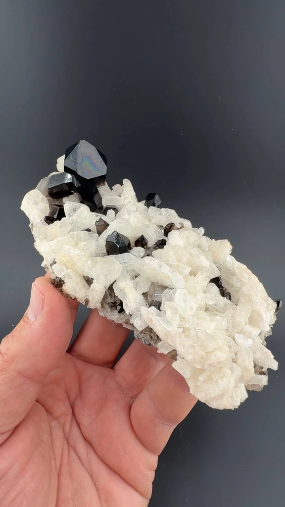 Quartz with Adularia (irradiated) - image 2