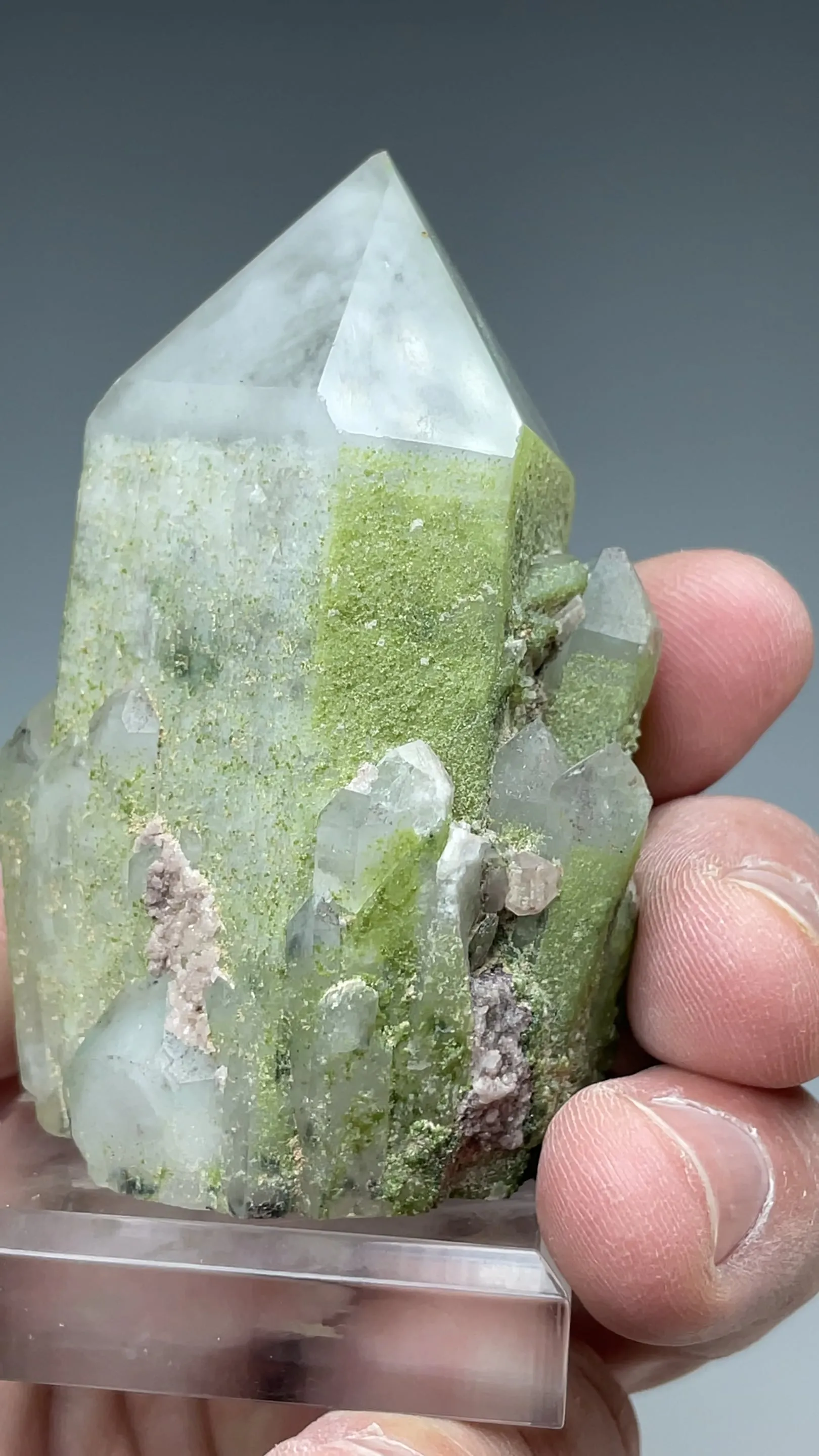 Quartz with Ajoite - image 2