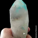 Quartz with Ajoite and Copper inclusions - image 3