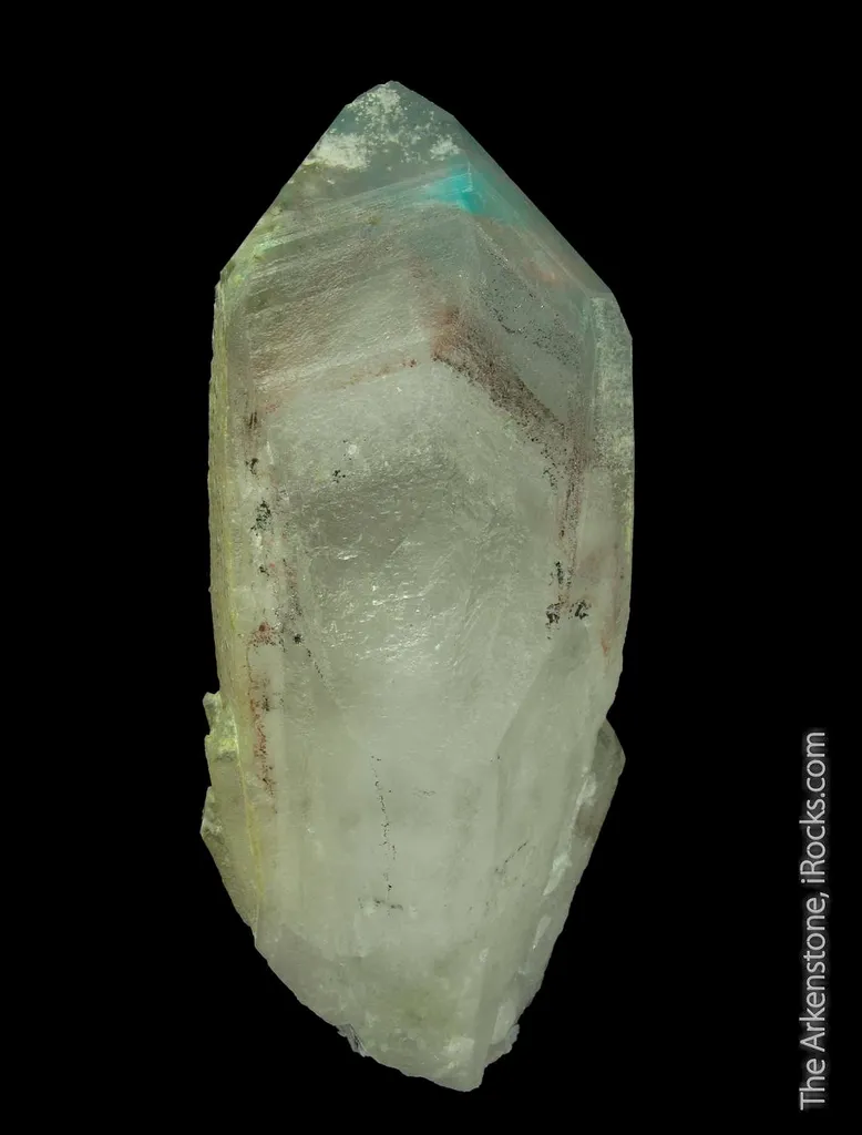Quartz with Ajoite and Copper inclusions - image 6