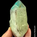 Quartz with Ajoite and Copper inclusions - image 4