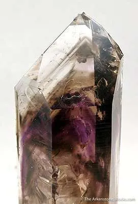 Quartz With Amethyst and Smoky Quartz - image 2