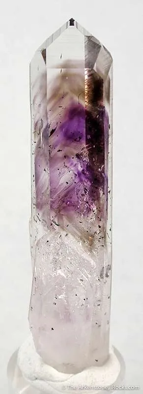 Quartz With Amethyst and Smoky Quartz Phantoms image