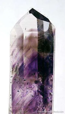 Quartz With Amethyst and Smoky Quartz Phantoms - image 2
