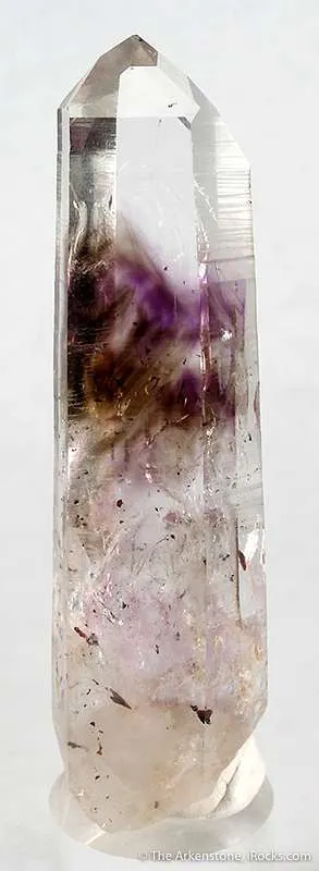 Quartz With Amethyst Phantom and Enhydro image