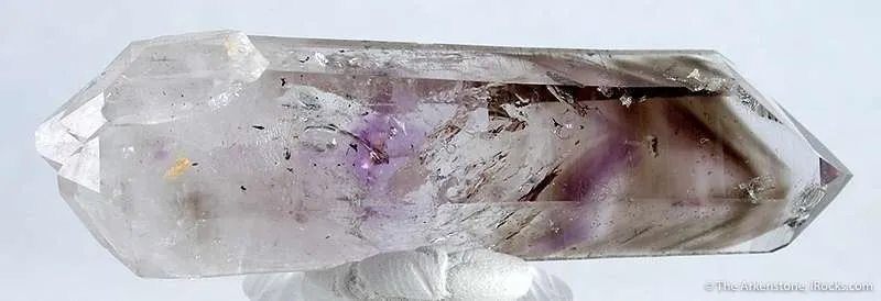 Quartz With Amethyst & Smoky Phantoms image