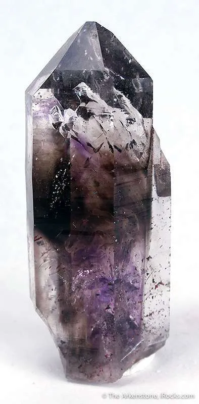 Quartz With Amethyst & Smoky Phantoms, and Bubble - image 2
