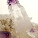 Quartz With Amethyst Terminations - image 3