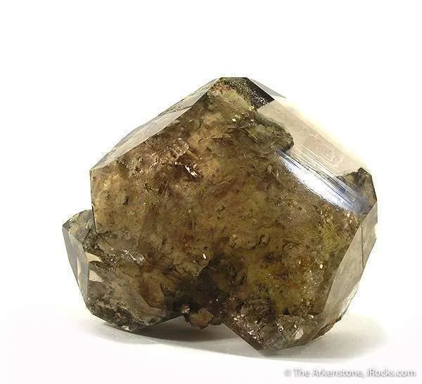 Quartz With Anatase and Clay Inclusions image