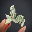 Quartz with Andradite var. Demantoid (Garnet) - image 2