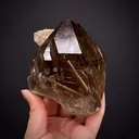 Quartz with Anhydrite Tube inclusions - image 1