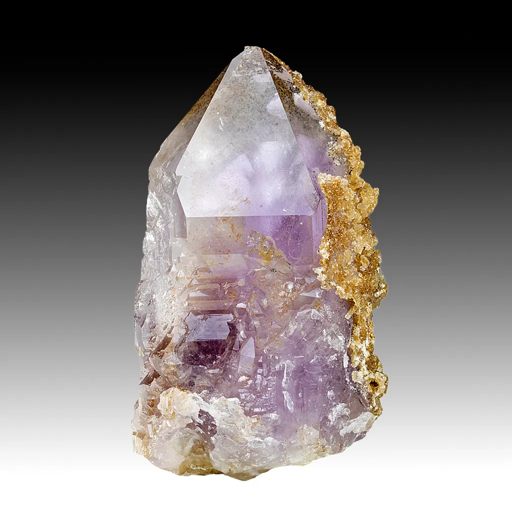 Quartz with Apophyllite image