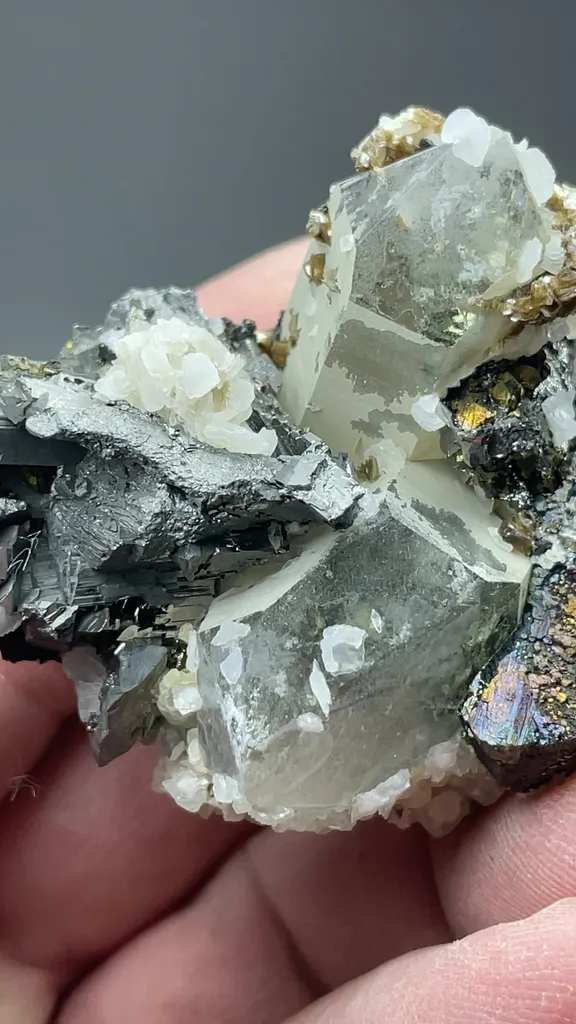 Quartz with Arsenopyrite, Chalcopyrite, Dolomite (1998) - image 2