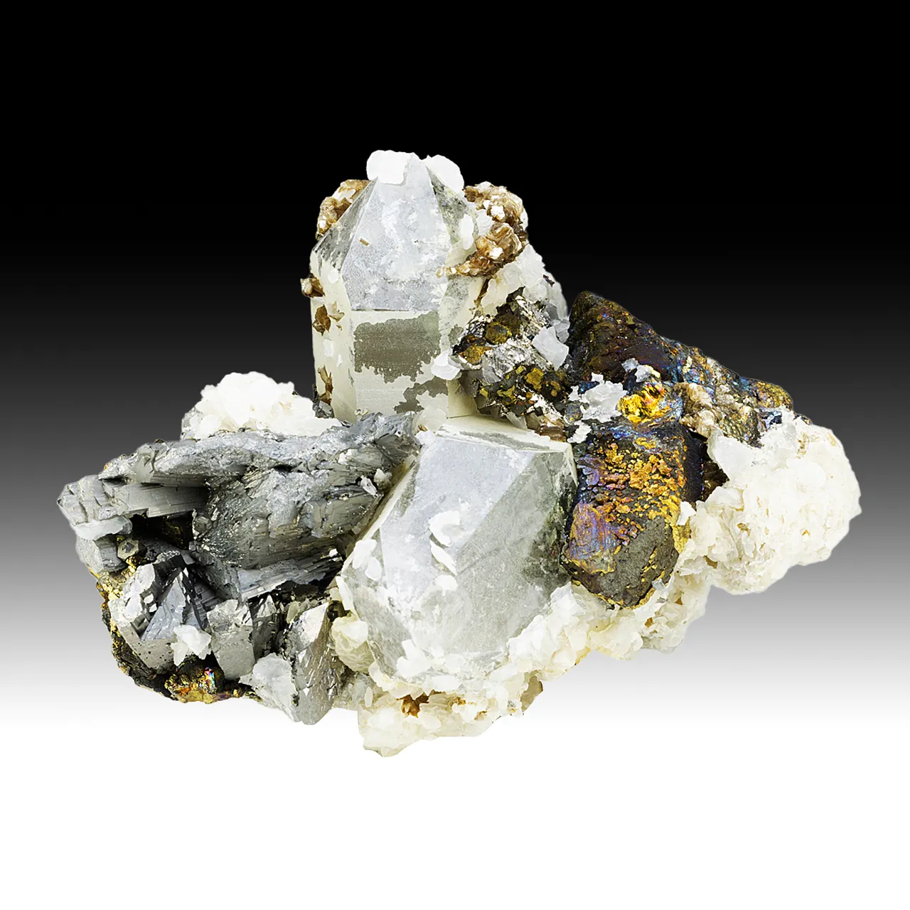 Quartz with Arsenopyrite, Chalcopyrite, Dolomite (1998) - image 1