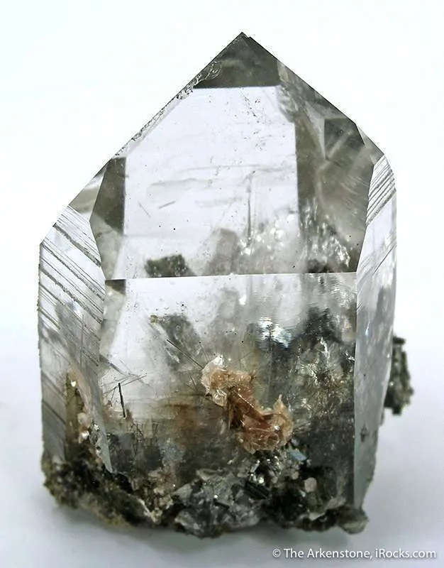 Quartz With Arsenopyrite Inclusions image