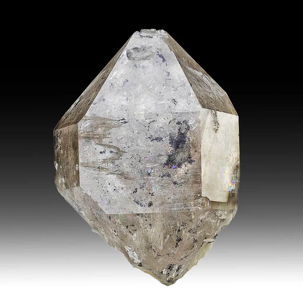Quartz with Barite, inclusions image