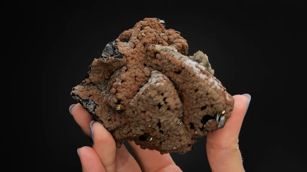 Quartz with Baryte on Chalcopyrite - image 2