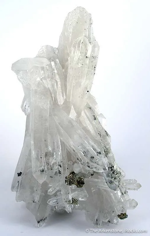 Quartz With Bournonite, Pyrite, Sphalerite image