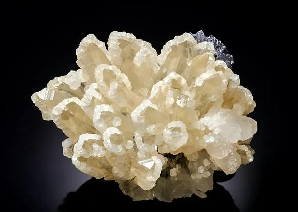 Quartz with Calcite and Galena - image 1