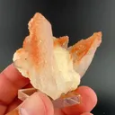 Quartz with Calcite, Hematite - image 1