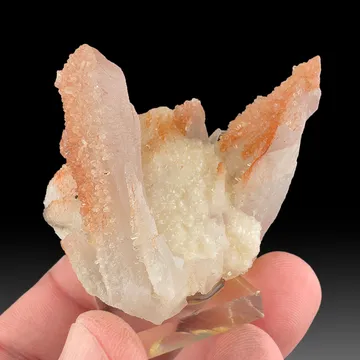 Quartz with Calcite, Hematite