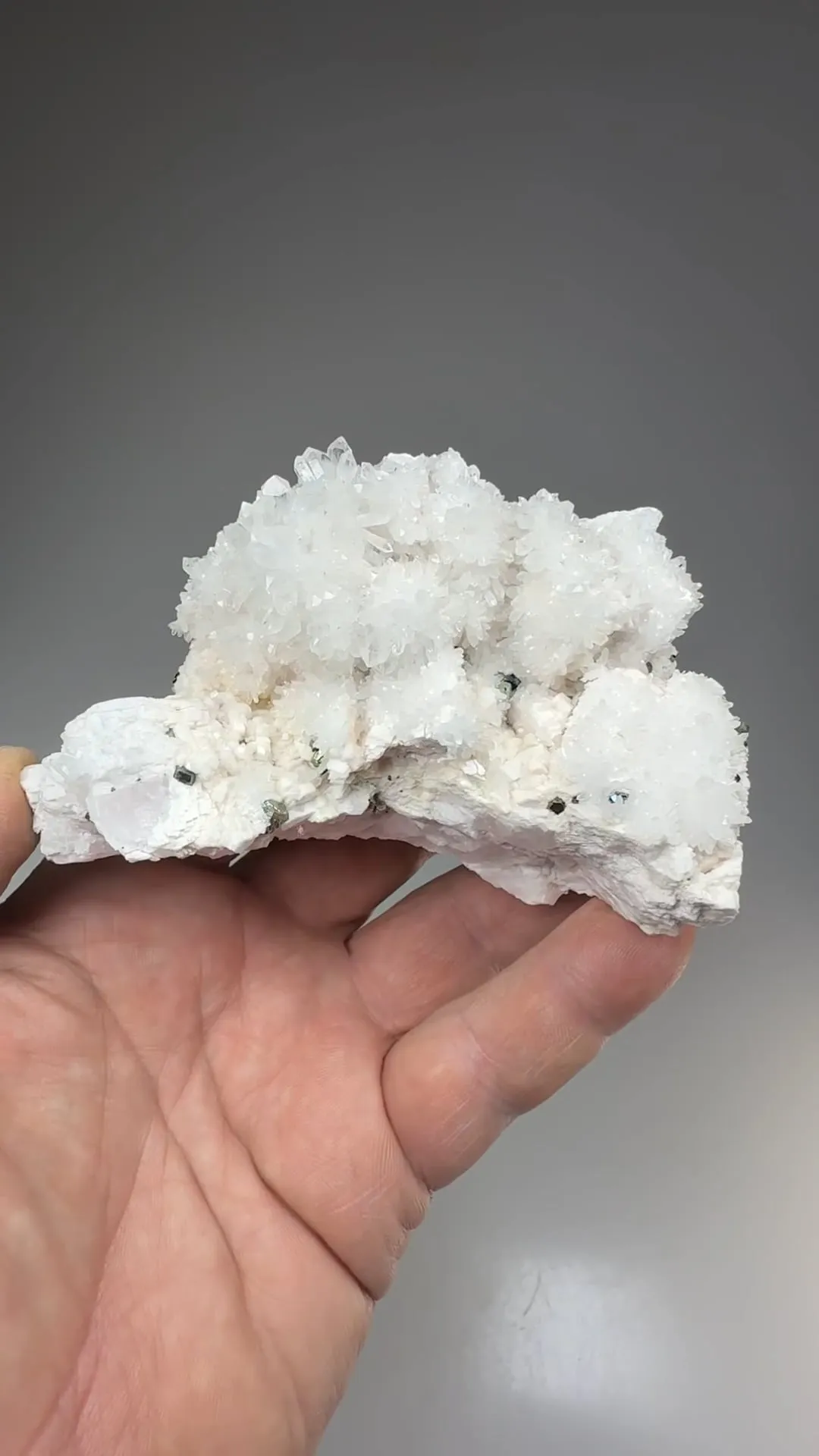 Quartz with Calcite, Pyrite - image 2