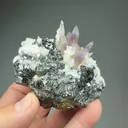 Quartz with Calcite, Sphalerite - image 2