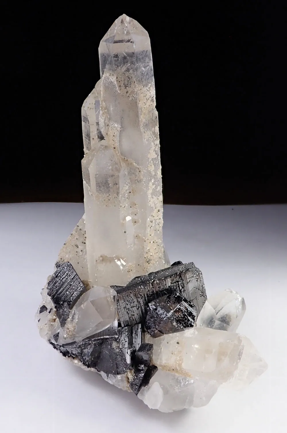Quartz with Cassiterite and Ferberite - image 1