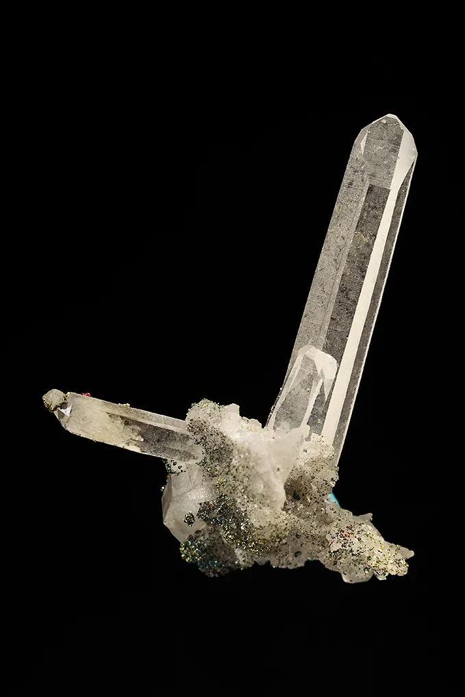 Quartz with Chalcopyrite, Calcite and Dolomite - image 2