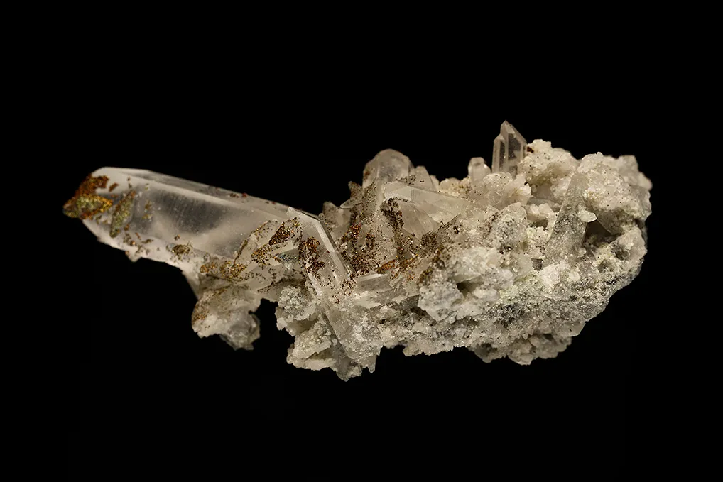 Quartz with Chalcopyrite, Calcite and Dolomite - image 3