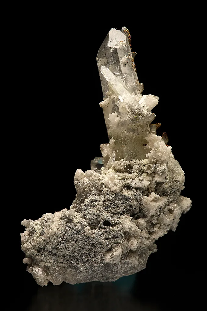 Quartz with Chalcopyrite, Calcite and Dolomite - image 5