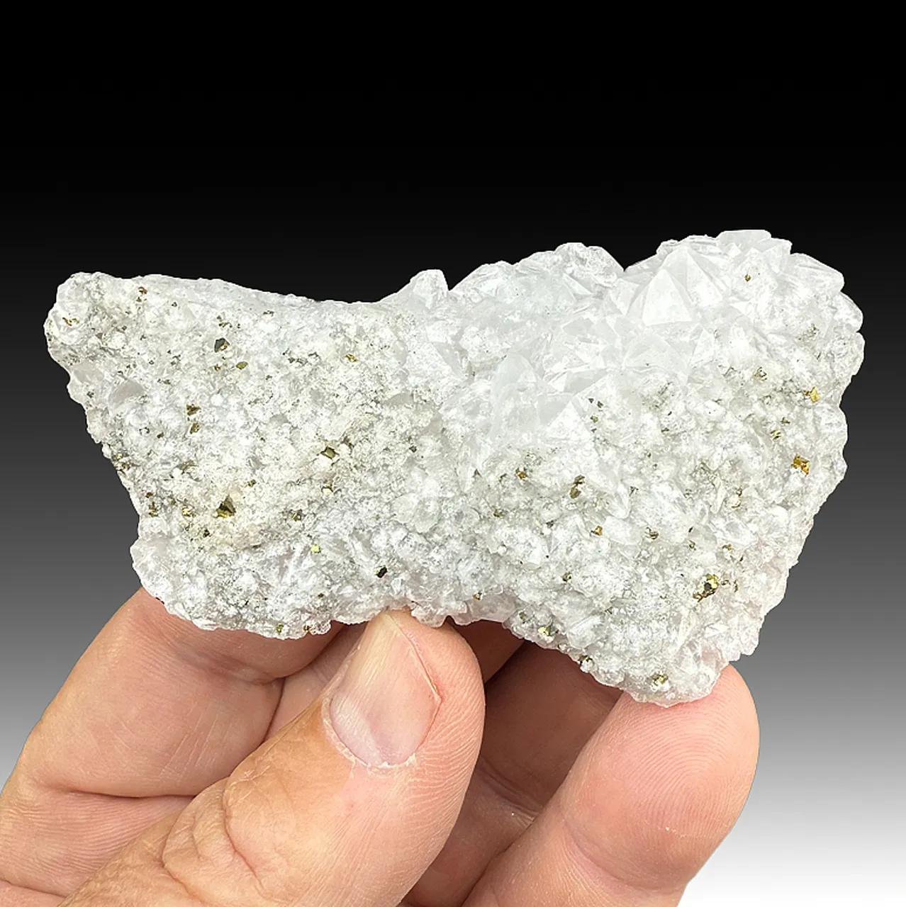 Quartz with Chalcopyrite - image 1