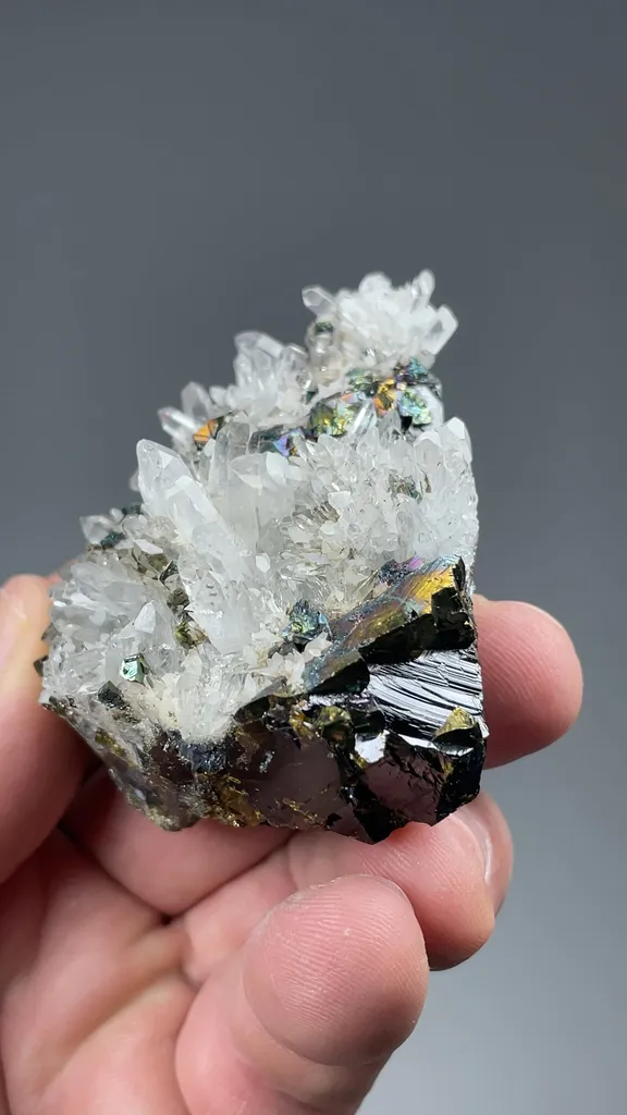 Quartz with Chalcopyrite, Sphalerite - image 2