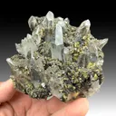 Quartz with Chalcopyrite, Sphalerite, Boulangerite - image 1