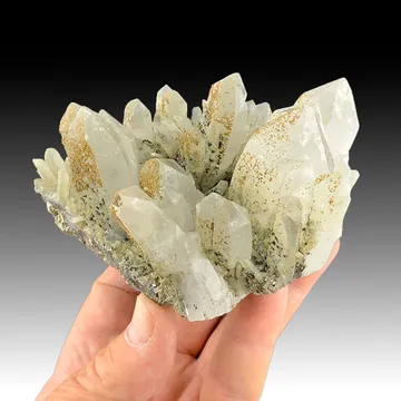 Quartz with Chlorite, Rhodochrosite