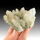 Quartz with Chlorite, Rhodochrosite - image 1