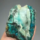 Quartz with Chrysocolla - image 1