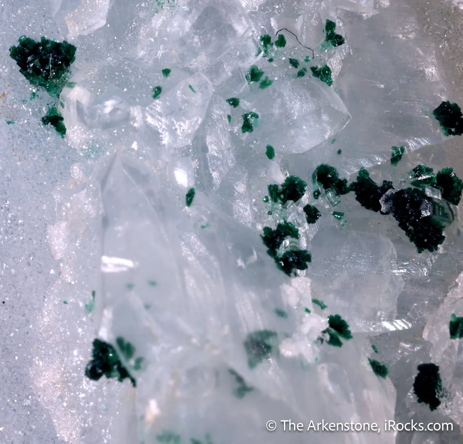Quartz with Chrysocolla and Malachite - image 4