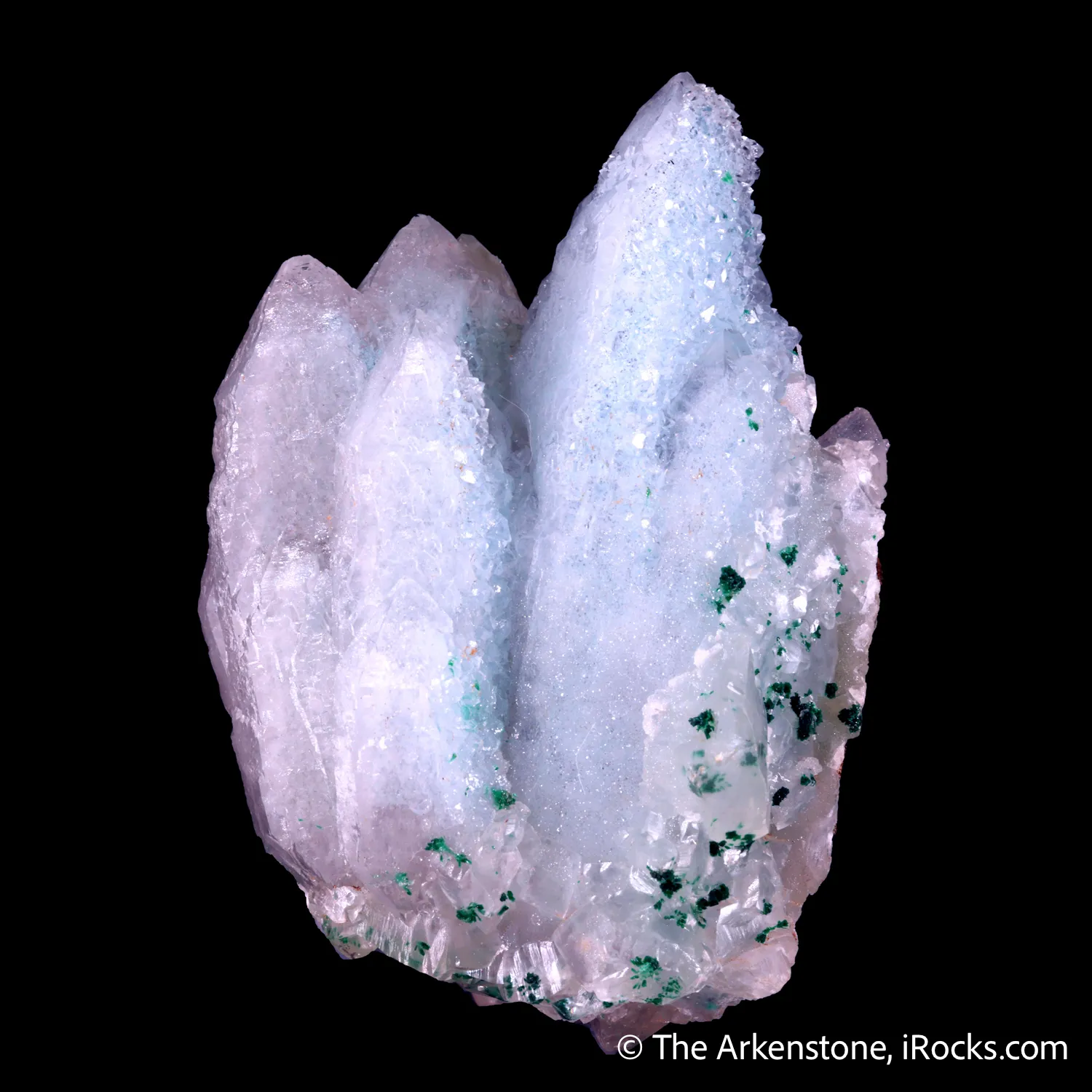 Quartz with Chrysocolla and Malachite - image 3