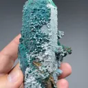 Quartz with Chrysocolla - image 2