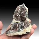 Quartz with Dolomite, Hematite - image 1