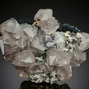 Quartz with Dolomite on Hematite - image 1
