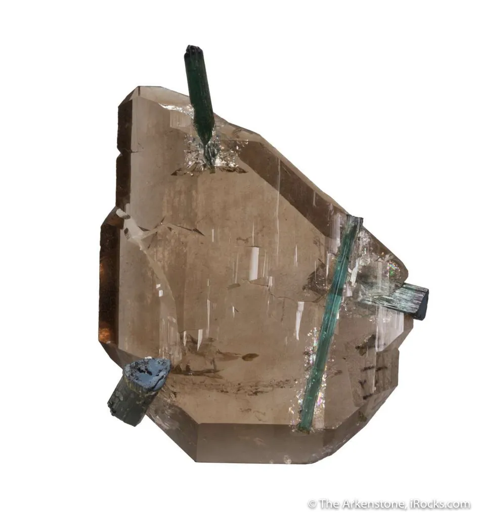 Quartz with Elbaite image
