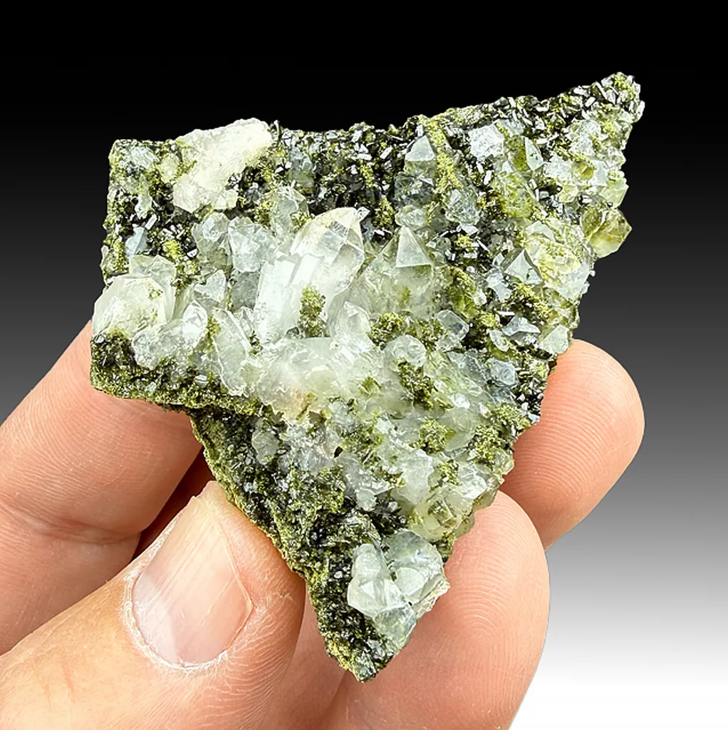 Quartz with Epidote image