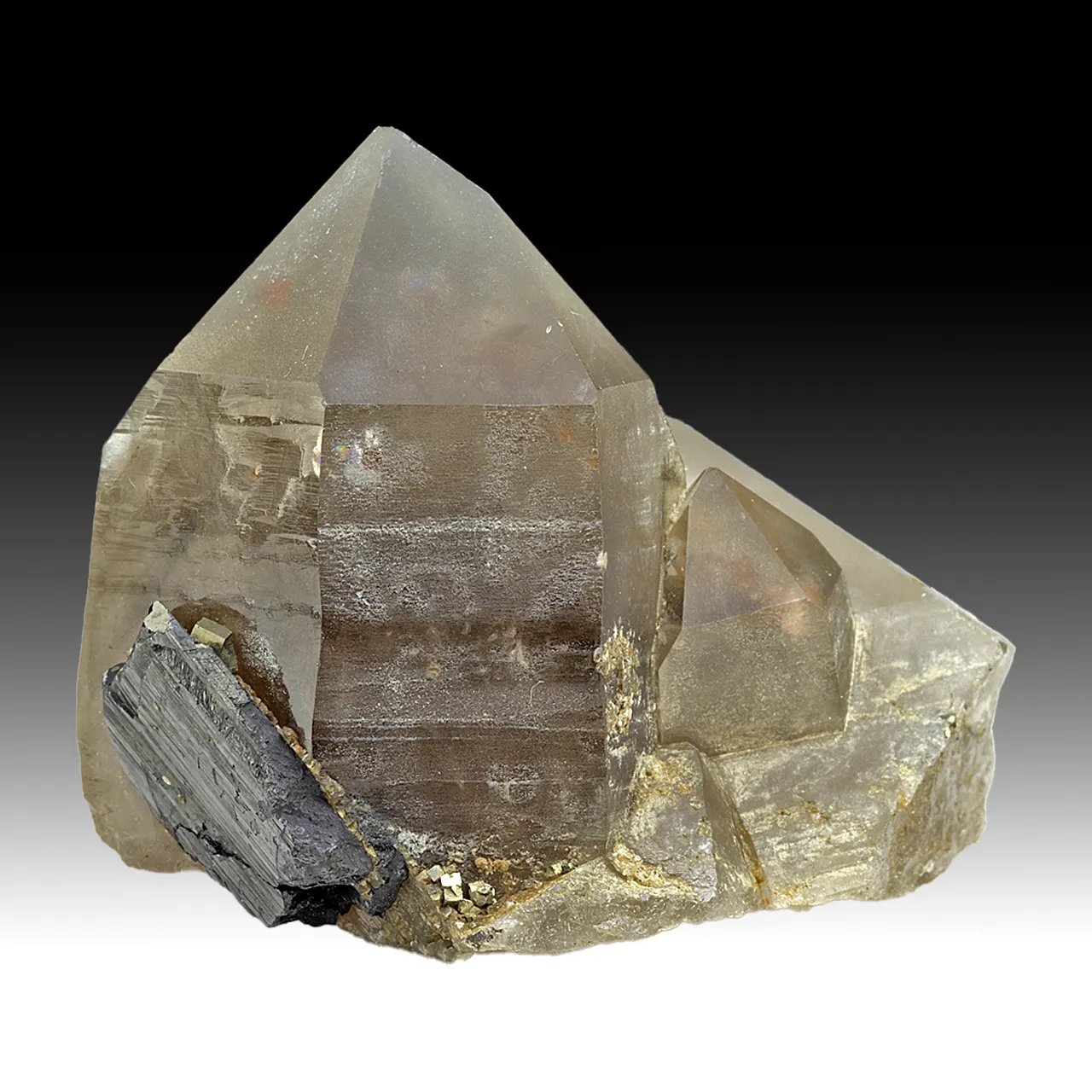 Quartz with Ferberite - image 1