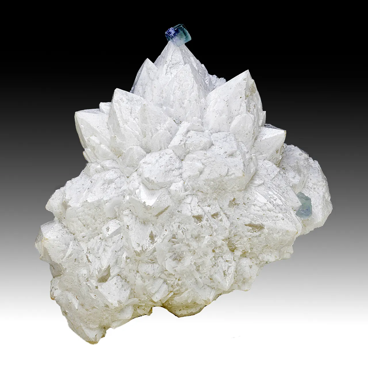 Quartz with Fluorite - image 1