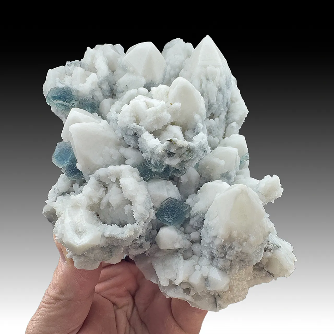 Quartz with Fluorite - image 1